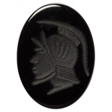 Oval Genuine Black Onyx Intaglio